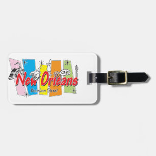 Etiqueta De Bagagem Nova Orleans - Retro-look