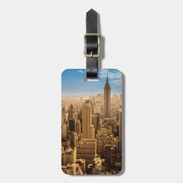 Etiqueta De Bagagem Nova York (Frente Vertical)