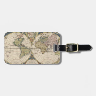 Etiqueta De Bagagem Novissima Totius Terrarum Orbis Tabula