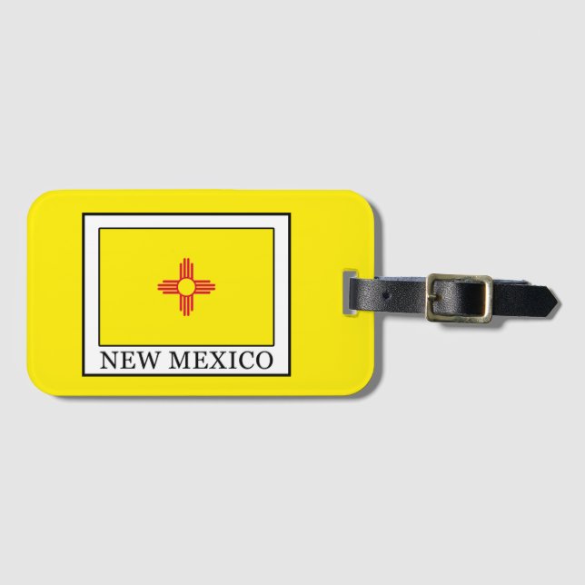 Etiqueta De Bagagem Novo México (Frente Horizontal)