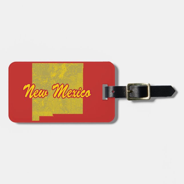 Etiqueta De Bagagem Novo México (Frente Horizontal)