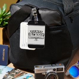 Etiqueta De Bagagem Número da Equipe do NOME ADD do Jogador de Lacross