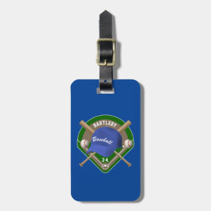 Etiqueta De Bagagem Número de Nome Personalizado do Bats do Boné Bas
