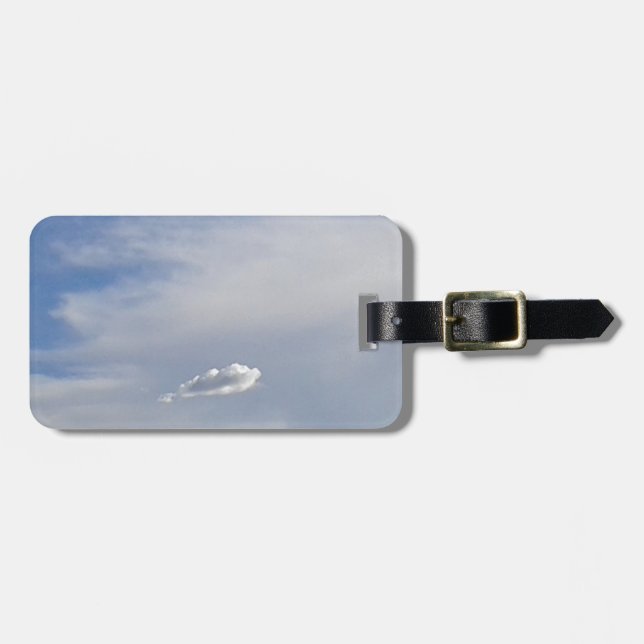 Etiqueta De Bagagem Nuvem e Nuvem (Frente Horizontal)