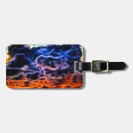 Etiqueta De Bagagem Nuvens Acumuladas Cumulus Elétricas Bíblicas