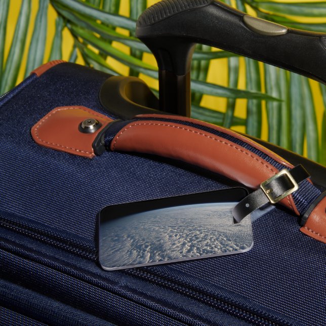 Etiqueta De Bagagem Nuvens De Stratocumulus Acima Do Oceano Pacífico. (Frente Insitu 3)