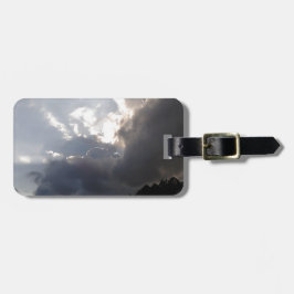 Etiqueta De Bagagem nuvens de tempestade entrando