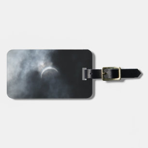 Etiqueta De Bagagem Nuvens de Tempestade Spooky Eclipse 2017