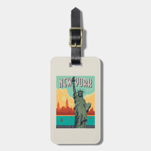 Etiqueta De Bagagem NYC - Senhora Liberdade