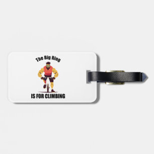 Etiqueta De Bagagem O Anel Grande É Para Subir Ciclando