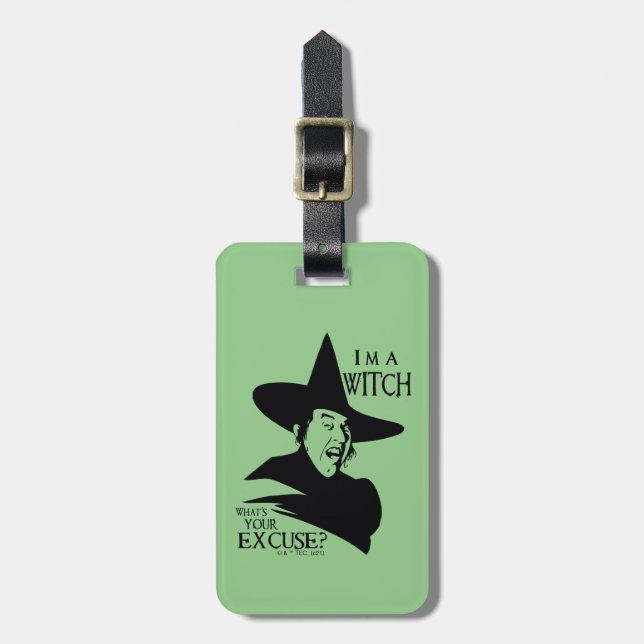 Etiqueta De Bagagem O Assistente De Oz™ | Sou uma Bruxa (Frente Vertical)