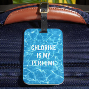Etiqueta De Bagagem O cloro é meu perfume