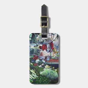 Etiqueta De Bagagem O Clube Vegetariano se encontra aqui na terça à ta