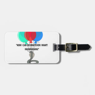 Etiqueta De Bagagem O Cobra Voador