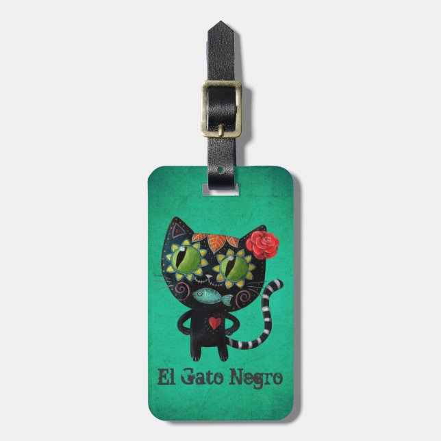 Etiqueta De Bagagem O dia do gato preto inoperante (Frente Vertical)