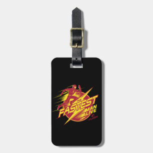 Etiqueta De Bagagem O Flash O Homem Mais Rápido Vivo