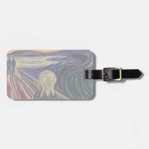 Etiqueta De Bagagem O Gritar de Edvard Munch, expressionismo venenoso