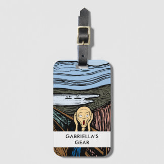 Etiqueta De Bagagem O Gritar por Edvard Munch LuBagagem