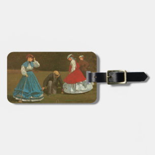 Etiqueta De Bagagem O jogo do croquet, 1866 (óleo em canvas)