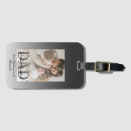 Etiqueta De Bagagem O maior Pai do mundo dia de os pais com foto