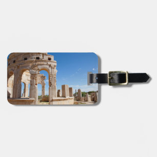 Etiqueta De Bagagem O Mercado, Leptis Magna, Distrito de Al Khums