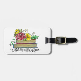 Etiqueta De Bagagem O mundo pertence àqueles que leem