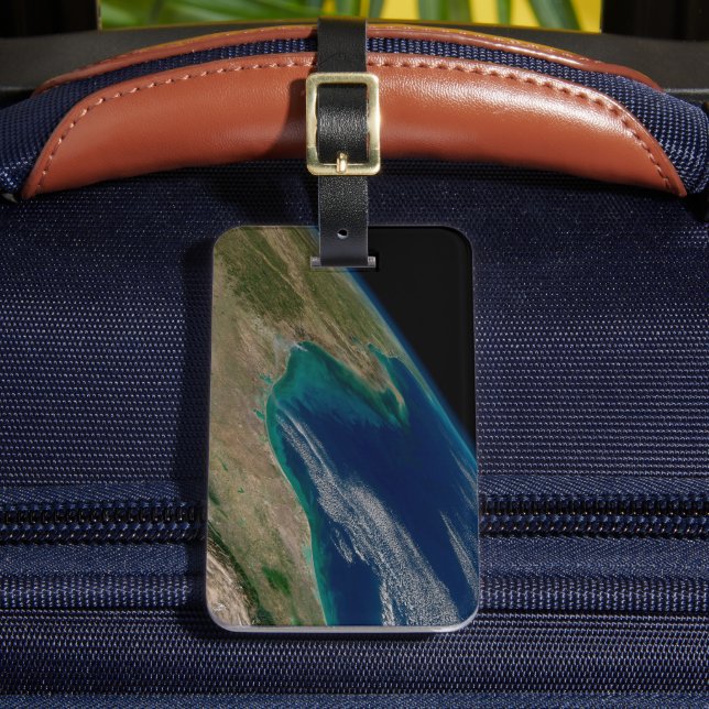 Etiqueta De Bagagem O Norte Golfo Do México. (Frente Insitu 2)