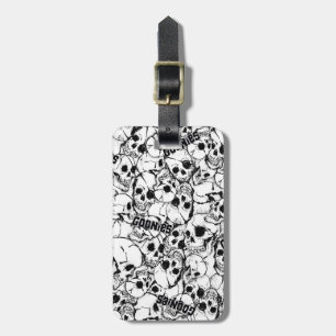 Etiqueta De Bagagem O Padrão do Caveira Willy De Um Olho