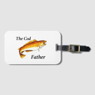 Etiqueta De Bagagem O Pai do Bacalhau está presente de pesca ideal.