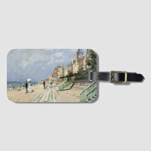 Etiqueta De Bagagem O passeio em Trouville por Claude Monet