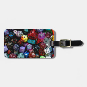 Etiqueta De Bagagem O RPG Multi-tomou partido dados