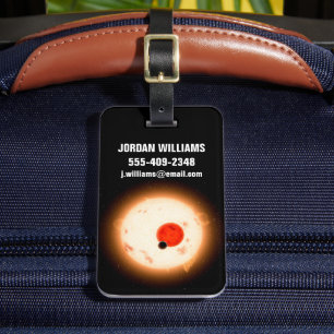 Etiqueta De Bagagem O Sistema Kepler-16.
