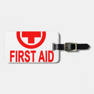 Etiqueta De Bagagem O T-Shirts.png das mulheres dos primeiros socorros