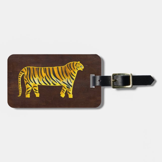Etiqueta De Bagagem O Tigre 2009 (Frente Horizontal)