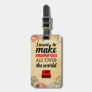 Etiqueta De Bagagem O viagem carimba o Tag