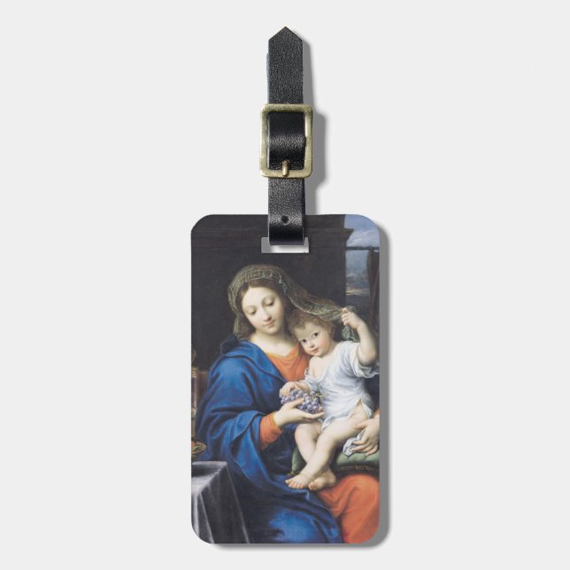 Etiqueta De Bagagem O Virgin das uvas, 1640-50 (Frente Vertical)