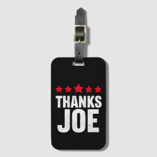 Etiqueta De Bagagem Obrigado Presidente Obrigado Joe Biden Obrigado Jo