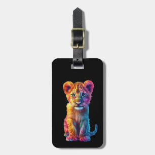 Etiqueta De Bagagem Oh Bebê Filhote de Gato Grande