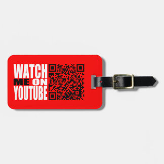 Etiqueta De Bagagem Olhe-me em YouTube (moderno)