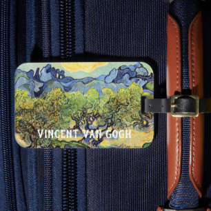 Etiqueta De Bagagem Oliveiras com Alpilles por Vincent van Gogh