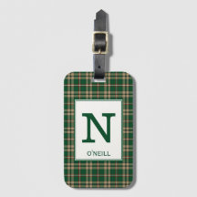 O'Neill Tartan Green e Tan Xadrez Patterno