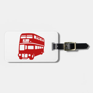Etiqueta De Bagagem ônibus de Londres do inglês