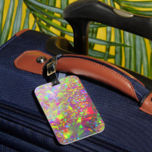 Etiqueta De Bagagem Opala Brasileira Falln Rainbow