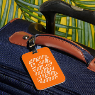 Etiqueta De Bagagem Orange 6453 Luggage Tag