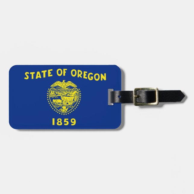 Etiqueta De Bagagem Oregon (Frente Horizontal)