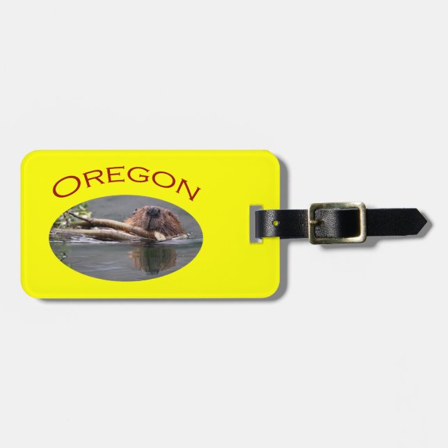 Etiqueta De Bagagem Oregon (Frente Horizontal)