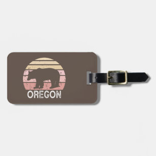 Etiqueta De Bagagem Oregon Bear