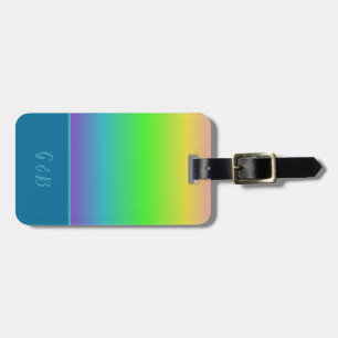 Etiqueta De Bagagem orgulho gay mês lgbtq colorido mínimo