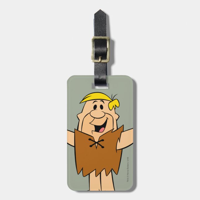 Etiqueta De Bagagem Os Flintstones | Barney Rubble (Frente Vertical)