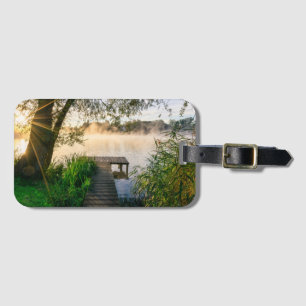 Etiqueta De Bagagem Os primeiros Sunrays em Wesslinger vêem